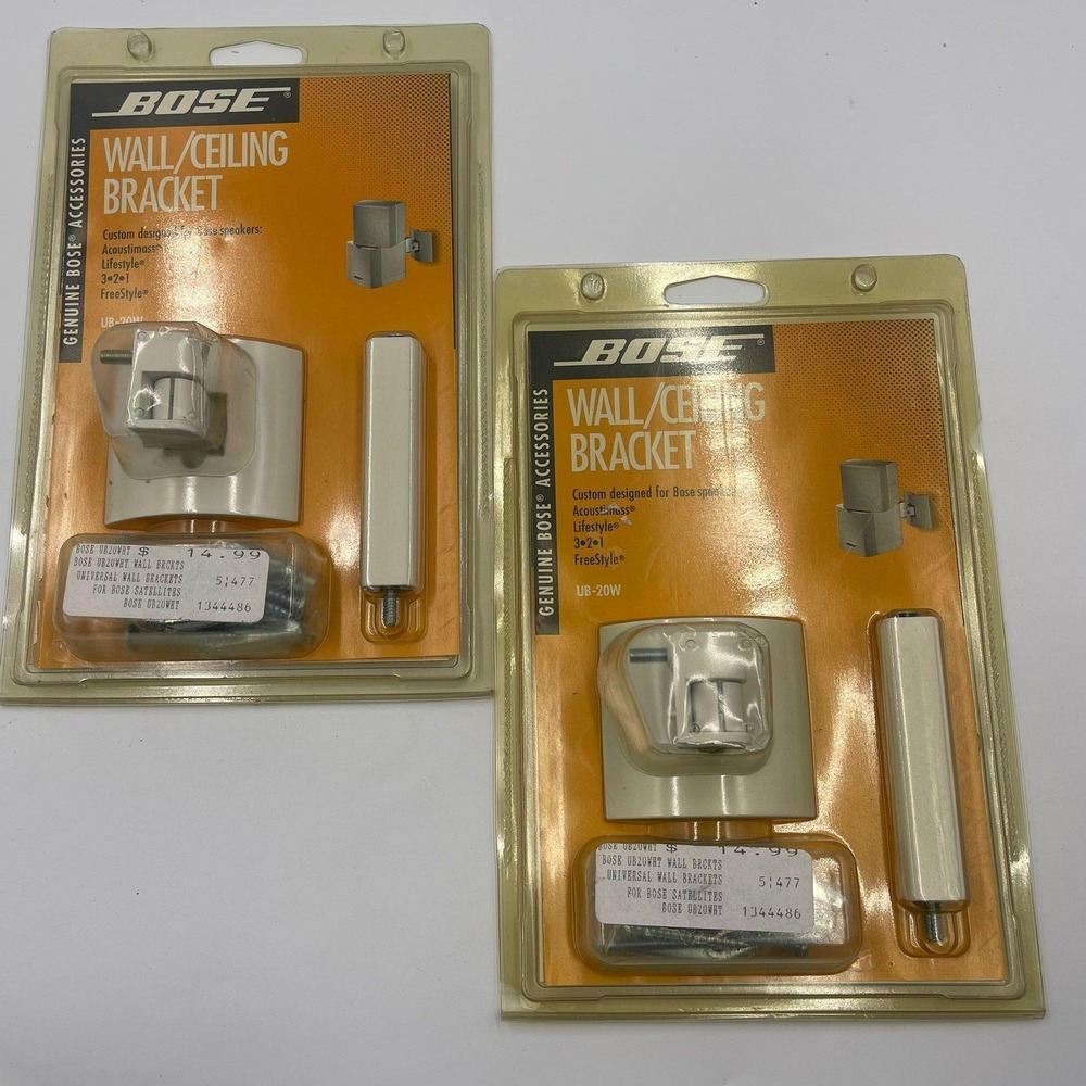 2 BOSE UB20 Wall Ceiling Brackets Universal‎ Bose Speakers Lifestyle Acoustimass